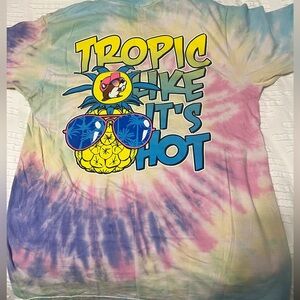 Two Graphic T-Shirts - Tie-Dye and Black